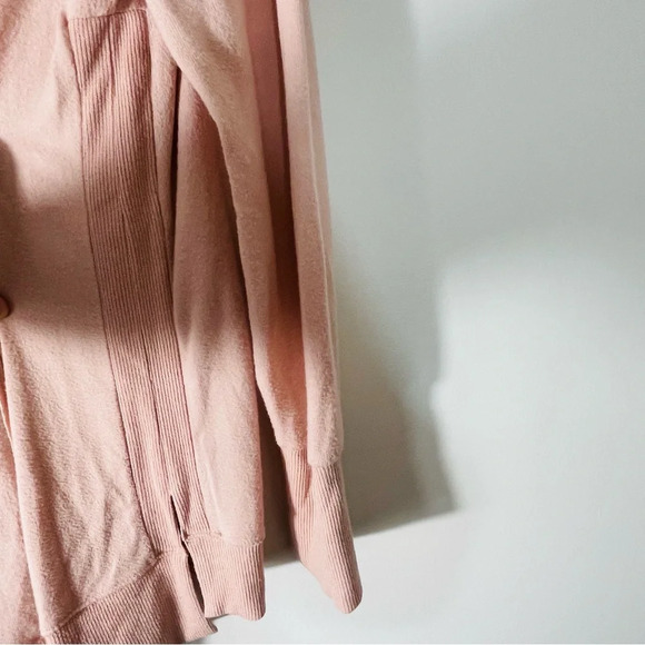 Gibson Long Sleeve Split Sides Pink Sweater Size L - Picture 6 of 7